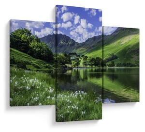 Tablou - Peisaj cu un lac (90x60 cm)