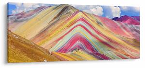 Tablou - Muntele Curcubeu, Peru (120x50 cm)