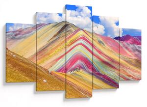 Tablou - Muntele Curcubeu, Peru (150x105 cm)