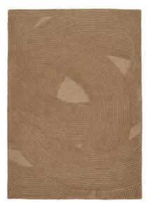 Covor în culoare naturală închisă țesut manual din lână 200x300 cm Pune – House Nordic