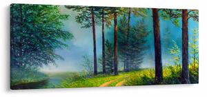Tablou - Pictură în ulei de peisaj (120x50 cm)