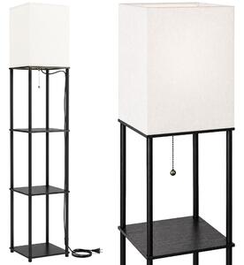 Lampă de podea JNH050-1F White cu rafturi