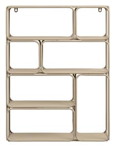Raft bej etajat din metal 48 cm Lanciano – House Nordic