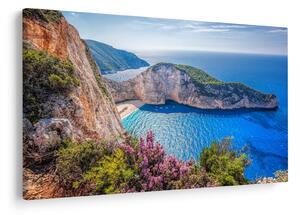 Tablou - Plaja Navagio, Grecia (90x60 cm)