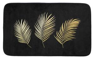 Covoraș de baie negru-auriu 45x75 cm Orbella – douceur d'intérieur