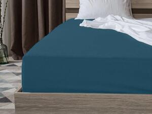 Cearsaf Jersey HIGHFIT petrolej 200 x 220 cm