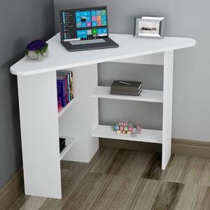 Birou colt Corner Homs, 80 x 73.8 x 80 cm, alb