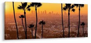 Tablou - Panorama din Los Angeles (120x50 cm)