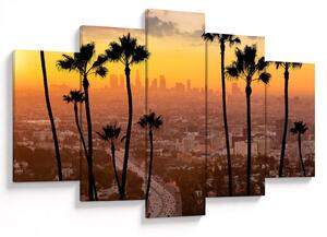 Tablou - Panorama din Los Angeles (150x105 cm)