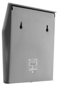 Numar de casa cu lumina LED, incarcare solara, 18x20x3 cm, baterie reincarcabila, otel si sticla