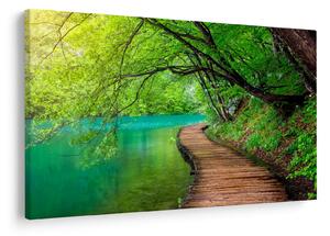 Tablou - Lacurile Plitvice (90x60 cm)