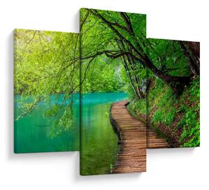 Tablou - Lacurile Plitvice (90x60 cm)