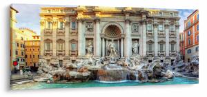 Tablou - Fântâna Trevi (120x50 cm)