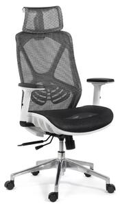 Scaun de birou AURIS, mecanism Multiblock, suport lombar, Mesh, Negru