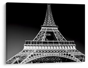 Tablou - Turnul Eiffel, alb-negru (70x50 cm)