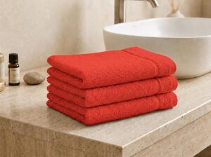 Prosop de maini Classic mic 30x50 cm rosu, 100% bumbac