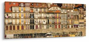 Tablou - Cartierul Waterfront, Portugalia (120x50 cm)