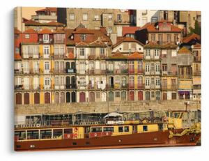 Tablou - Cartierul Waterfront, Portugalia (70x50 cm)