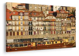 Tablou - Cartierul Waterfront, Portugalia (90x60 cm)
