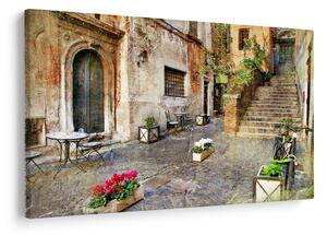 Tablou - Străzile vechi din Roma (90x60 cm)