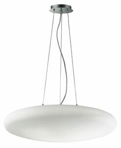 Abajur de rezervă din sticlă Ideal Lux E27 d. 50 cm alb