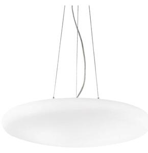 Abajur de rezervă din sticlă Ideal Lux E27 d. 50 cm alb