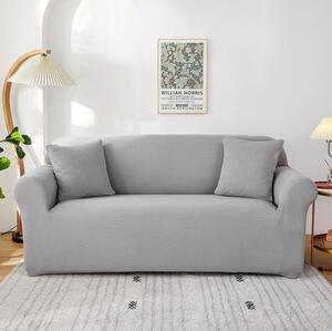 Husa Canapea 3 Persoane Elastica Lycra Gri deschis
