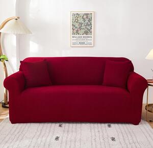 Husa Canapea 3 Persoane Elastica Lycra Bordo
