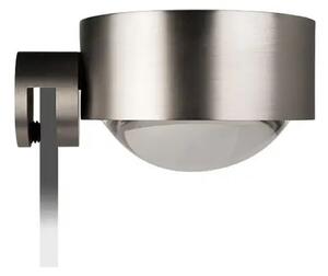 Top Light Lumină pentru oglindă cu clip Puk Fix, crom mat, reglabil, Gri, Hol, Metal, Modern