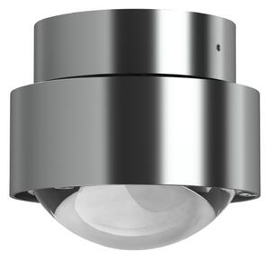Top Light Puk Mini Move LED, lentilă transparentă, crom mat, reglabil, Gri, Camera de zi / sufragerie, Metal, Design