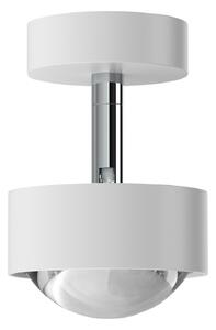 Top Light Puk Mini Turn LED spot lentilă clar 1fl alb mat, reglabil, Alb, Camera de zi / sufragerie, Metal, Design
