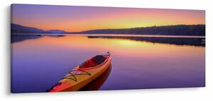 Tablou - Kayak pe lac (120x50 cm)