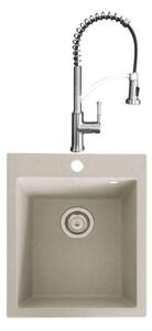 SET Chiuveta SanDonna VESTA + Baterie SanDonna MONA - Bej