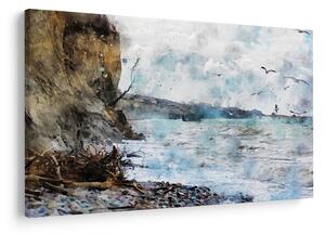Tablou - Recif, acuarelă (90x60 cm)