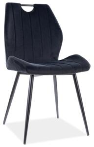 Scaun de sufragerie Althea (Negru + Negru). Promo -7%. 1049872