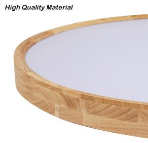 Brilagi - Plafonieră LED WOODROUND, 70 W, 230 V, 3000/4000/6000 K, diam. 80 cm