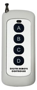 Plafonieră cu cristale LED MAJURO LED/30W/230V diam. 45 cm crom lucios + telecomandă