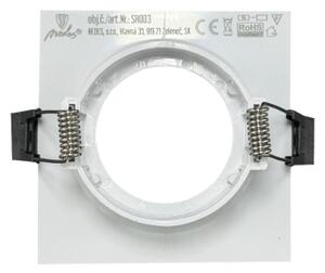 Ramă pentru spot încastrat GU10 8,6x8,6 cm albă