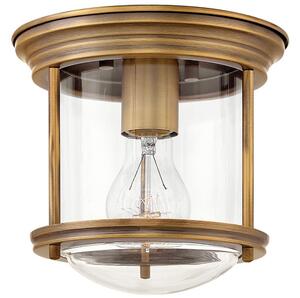 Quintiesse QN-HADRIAN-MINI-F-BR-CLEAR - Plafonieră de exterior HADRIAN 1xE27/60W/230V IP44