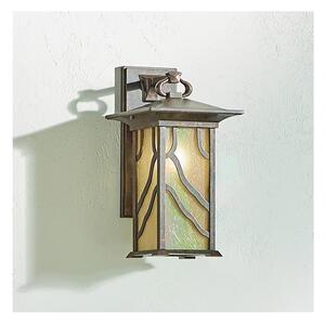 Quintiesse QN-MORRIS-L - Lampă de perete pentru exterior MORRIS L 1xE27/60W/230V IP44, finisaj bronz