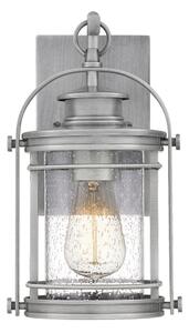 Quintiesse BOOKER S QN-BOOKER-S-IA - Aplică de perete pentru exterior, 1xE27/60W/230V IP44, crom mat