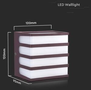 Aplică LED de exterior LED/8W/230V IP65 4000K maro