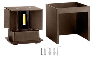 Aplică LED de exterior LED/11W/230V 3000K IP65 maro