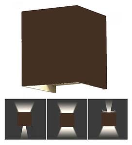 Aplică LED de exterior LED/11W/230V 3000K IP65 maro