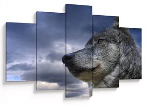 Tablou - Cap de lup (150x105 cm)