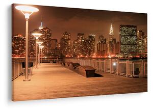 Tablou - Noaptea orașului (90x60 cm)