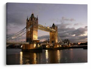 Tablou - Tower Bridge la noapte (70x50 cm)