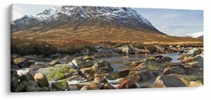 Tablou - Munte cu râu (120x50 cm)