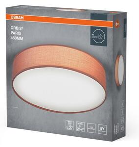Osram - Plafonieră ORBIS PARIS 3xE27/15W/230V, diametru 48 cm, maro