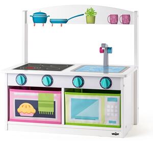 Woody Kitchenette cu bancă 2in1, 59 x 31,5 x 58 cm